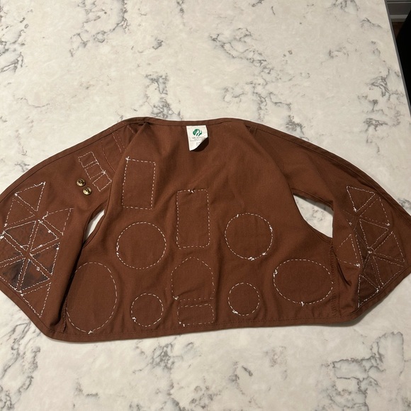 Vintage Girl Scouts Brownies Vest Size Small 6-8.     1999 - Early 2000's - Picture 2 of 3